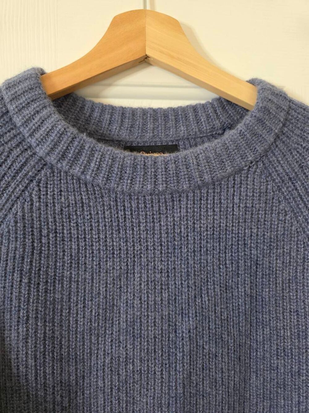 Quince Cashmere Sweater Blue Large - Picture 4 of 6